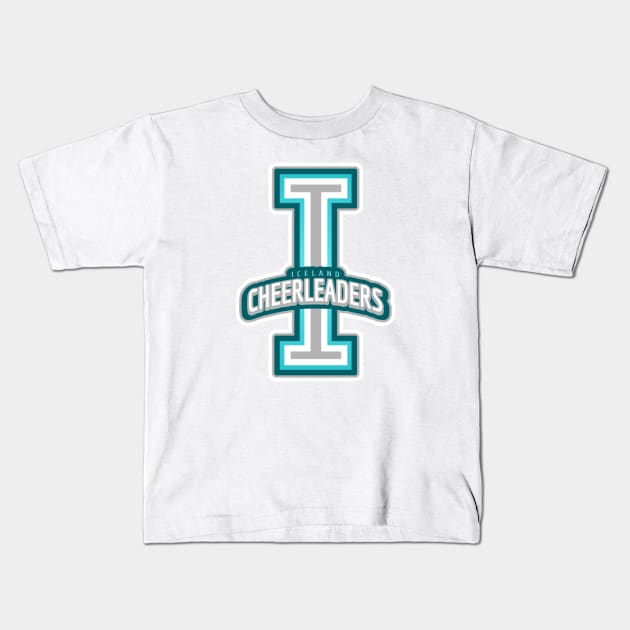 Iceland Cheerleader Kids T-Shirt by Tip Top Tee's